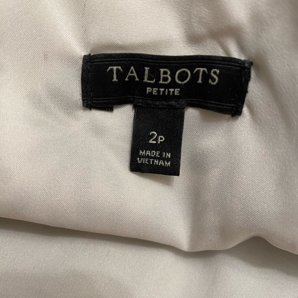 Talbots Sleeveless Floral Fit & Flare Dress size 2 petite - Picture 10 of 12